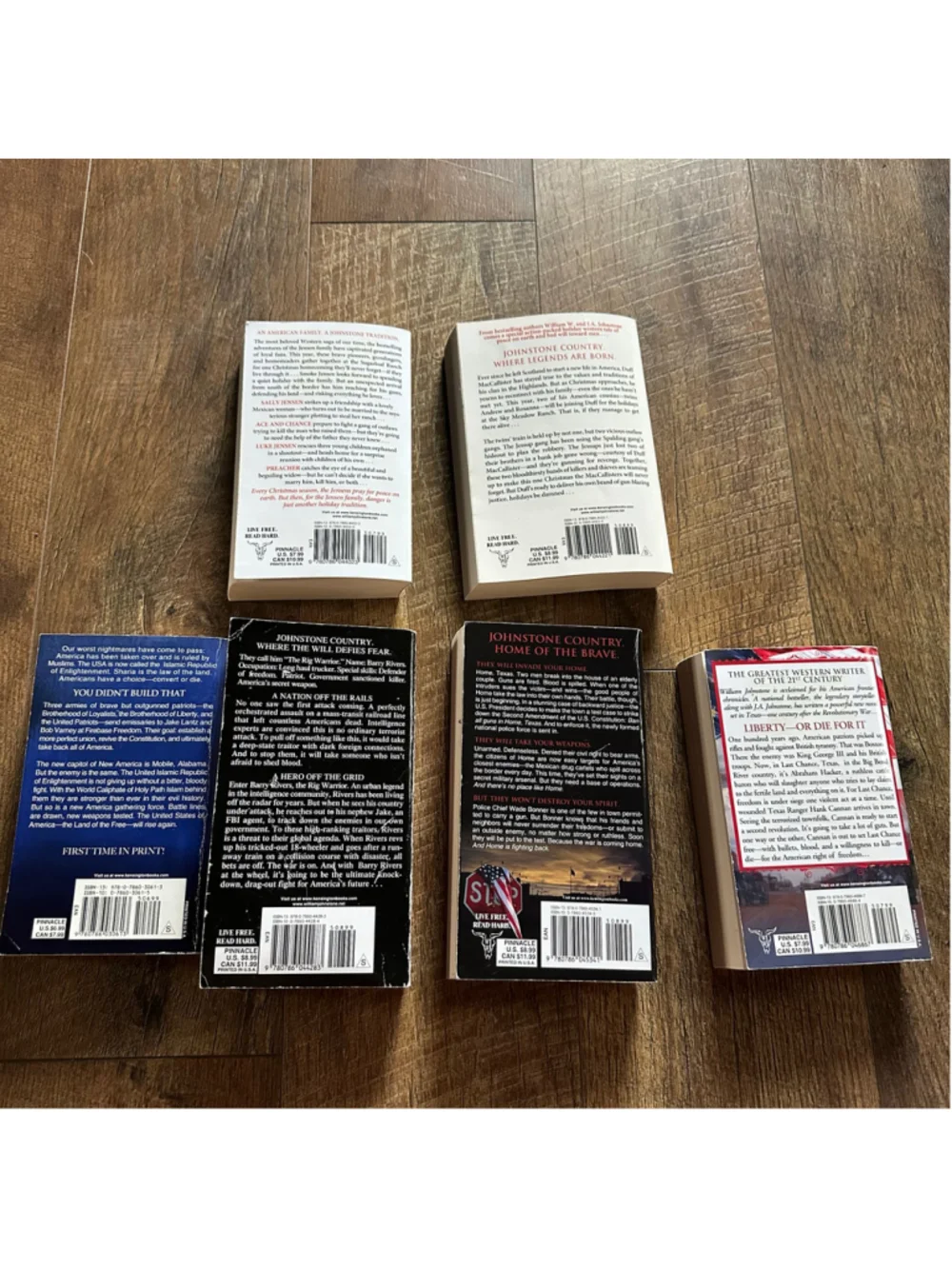 William W. Johnstone Collection of 6 Paperback Books